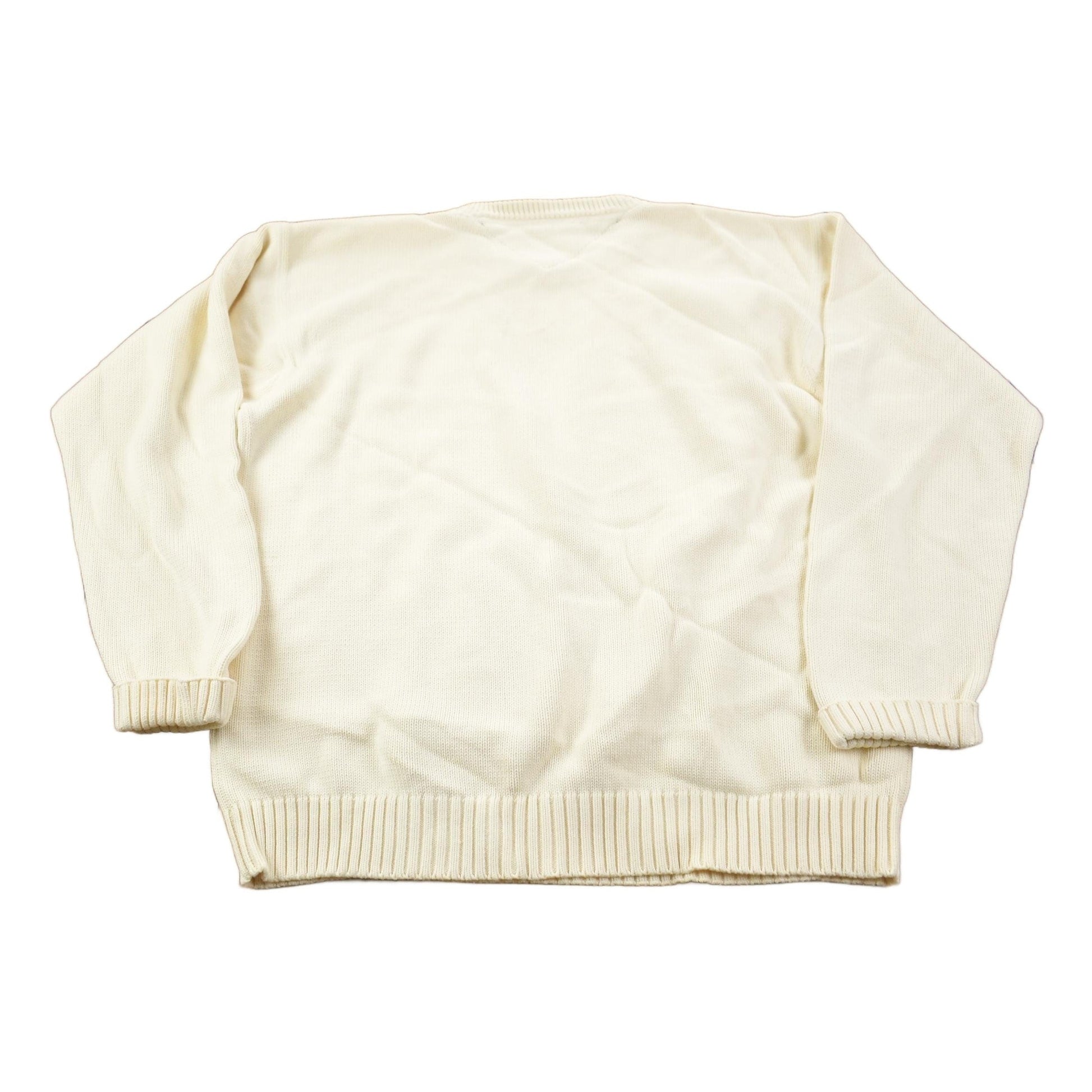 Vintage 1990s Tommy Hilfiger Embroidered Knitted Sweater from propervintagecanada