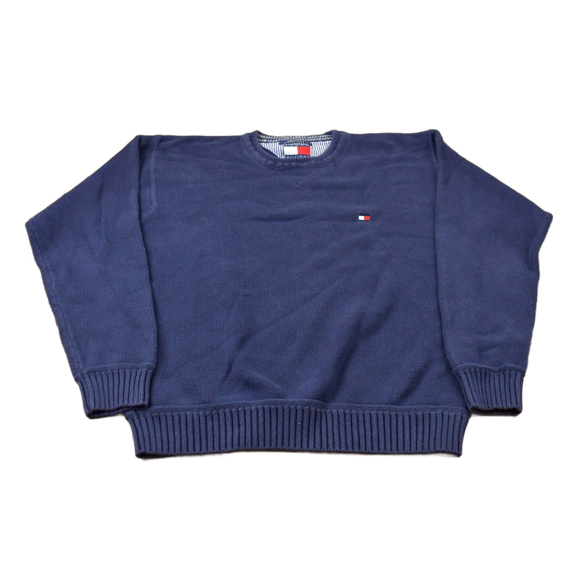 Vintage 1990s Tommy Hilfiger Embroidered Knitted Sweater from propervintagecanada