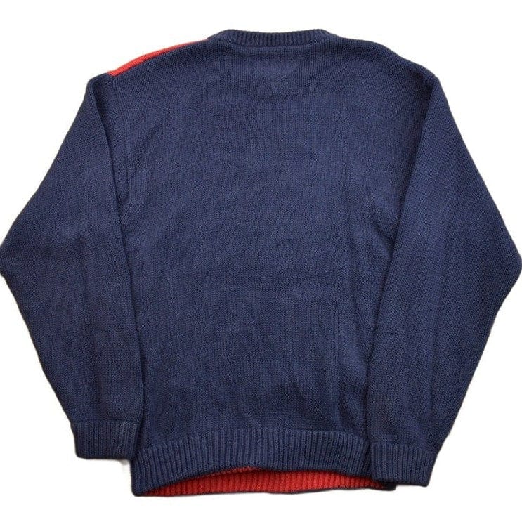 Vintage 1990s Tommy Hilfiger Embroidered Knitted Sweater Men's Large from propervintagecanada