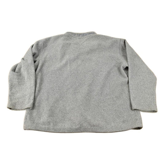 Vintage 1990s Tommy Hilfiger Embroidered Quarter Zip Fleece Sweater from propervintagecanada