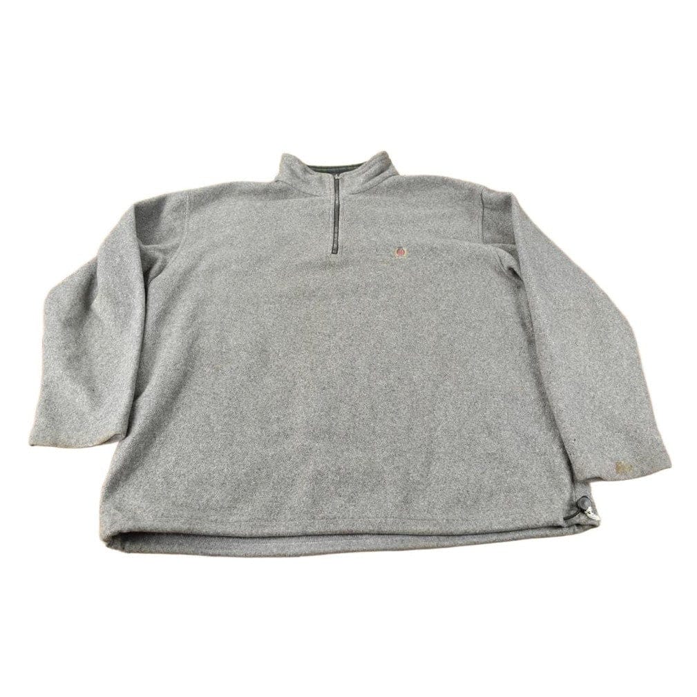 Vintage 1990s Tommy Hilfiger Embroidered Quarter Zip Fleece Sweater from propervintagecanada