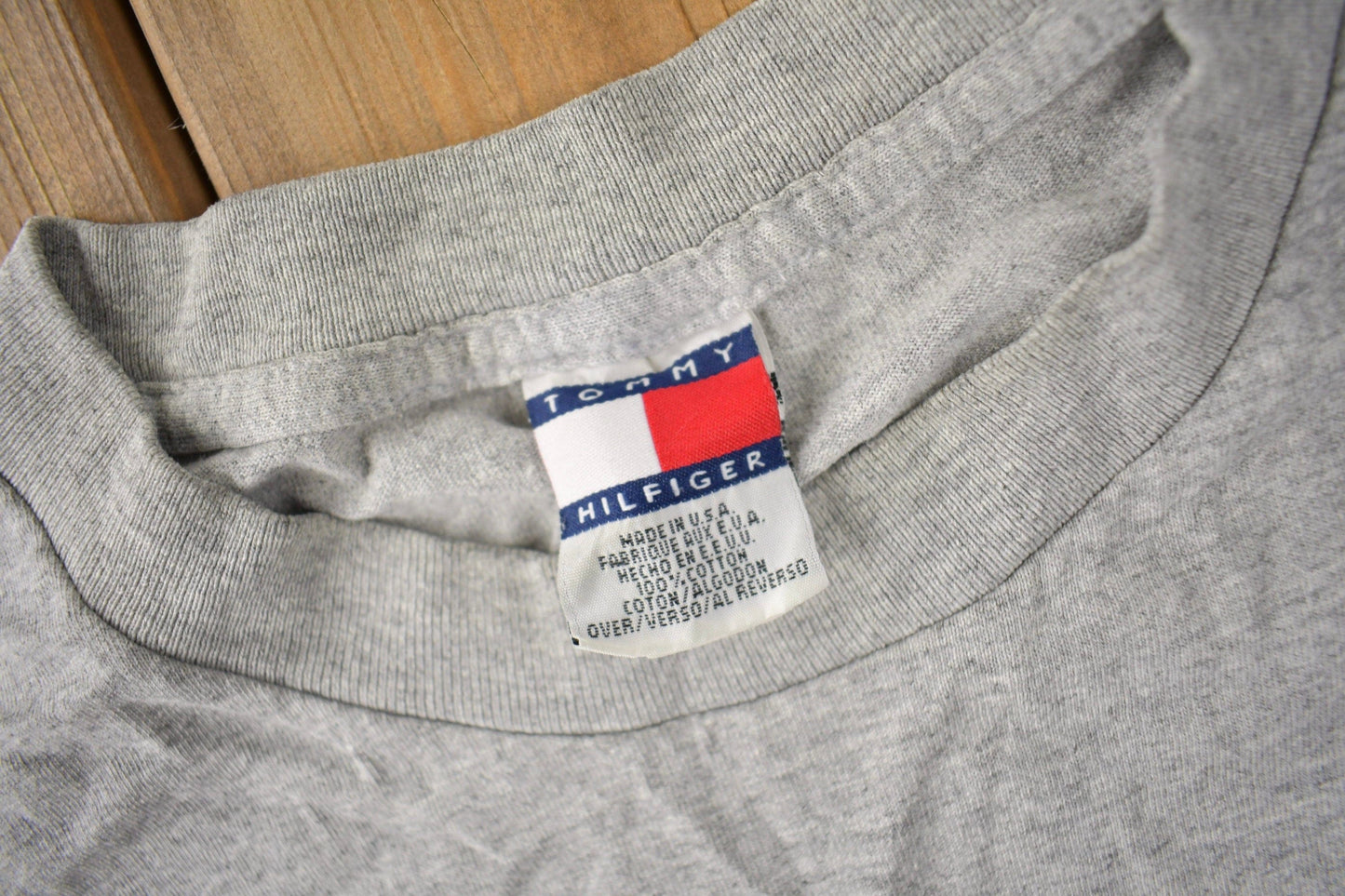 Vintage 1990s Tommy Hilfiger Embroidered T Shirt from propervintagecanada