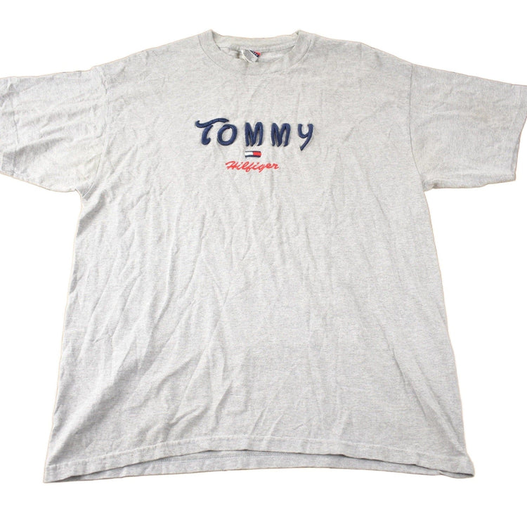Vintage 1990s Tommy Hilfiger Embroidered T Shirt from propervintagecanada