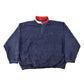 Vintage 1990s Tommy Hilfiger Flag Collar Quarter Zip Fleece Sweater Men's 2XL from propervintagecanada
