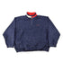 Vintage 1990s Tommy Hilfiger Flag Collar Quarter Zip Fleece Sweater Men&