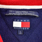 Vintage 1990s Tommy Hilfiger Flag Graphic Quarter Zip Fleece Sweater from propervintagecanada