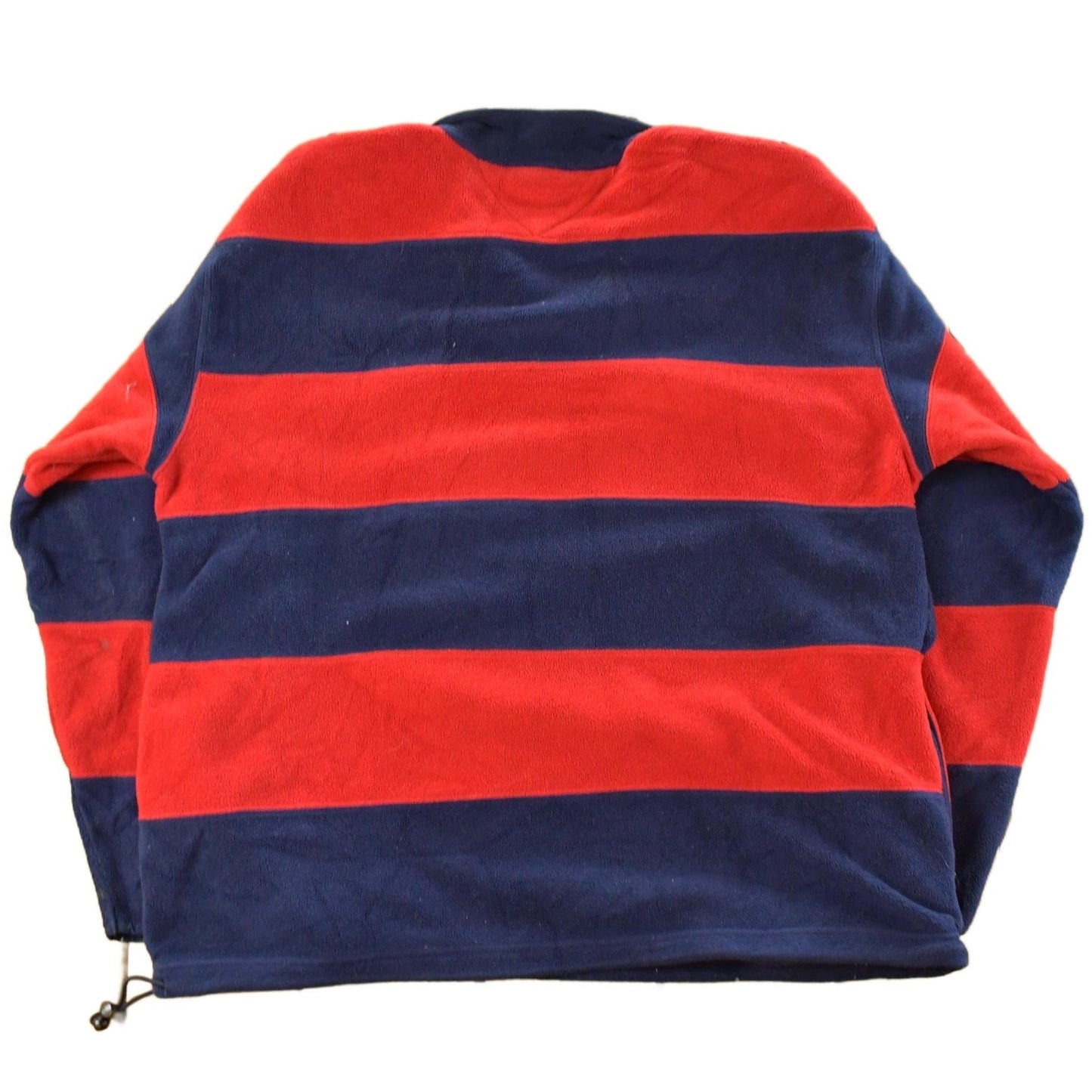 Vintage 1990s Tommy Hilfiger Flag Spellout Quarter Snap Fleece Sweater Men's XL from propervintagecanada