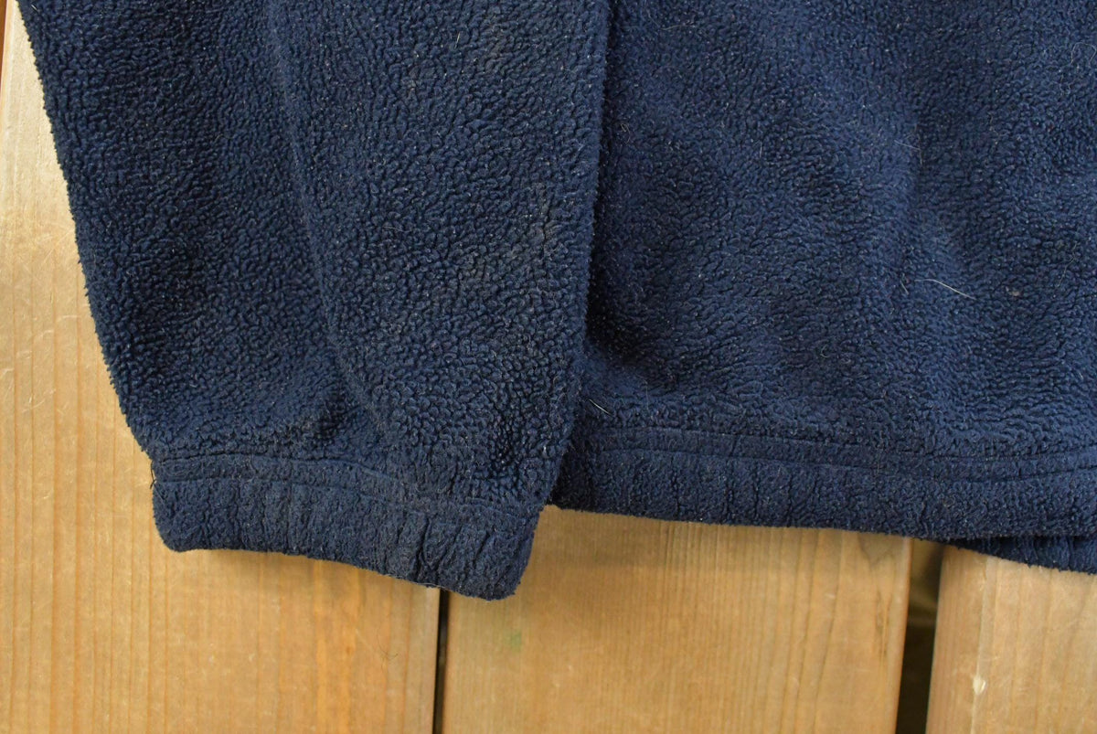Vintage 1990s Tommy Hilfiger Flag Spellout Quarter Zip Fleece Sweater Men's S from propervintagecanada
