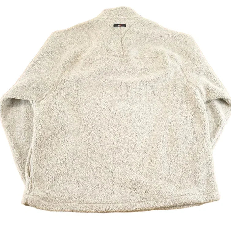 Vintage 1990s Tommy Hilfiger Fleece Full Zip Sweater Men's L from propervintagecanada