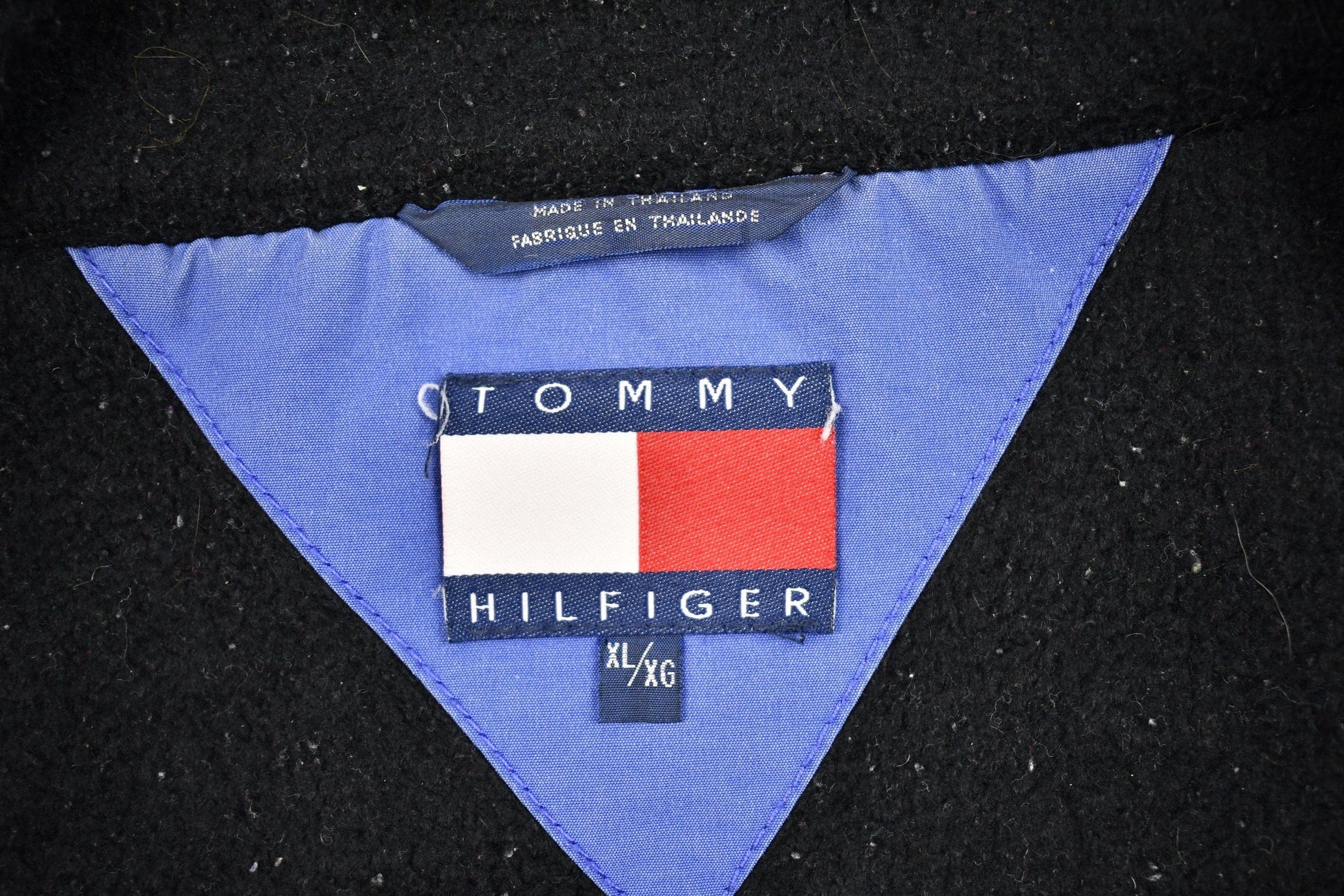 Vintage 1990s Tommy Hilfiger Fleece Lined Jacket Men's XL from propervintagecanada