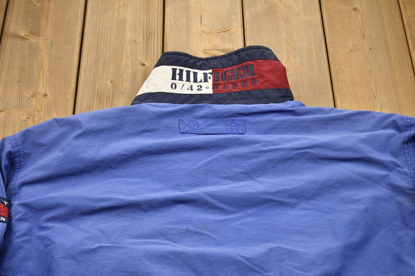 Vintage 1990s Tommy Hilfiger Fleece Lined Jacket Men's XL from propervintagecanada