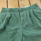 Vintage 1990s Tommy Hilfiger Green Cotton Shorts Men's 32 from propervintagecanada