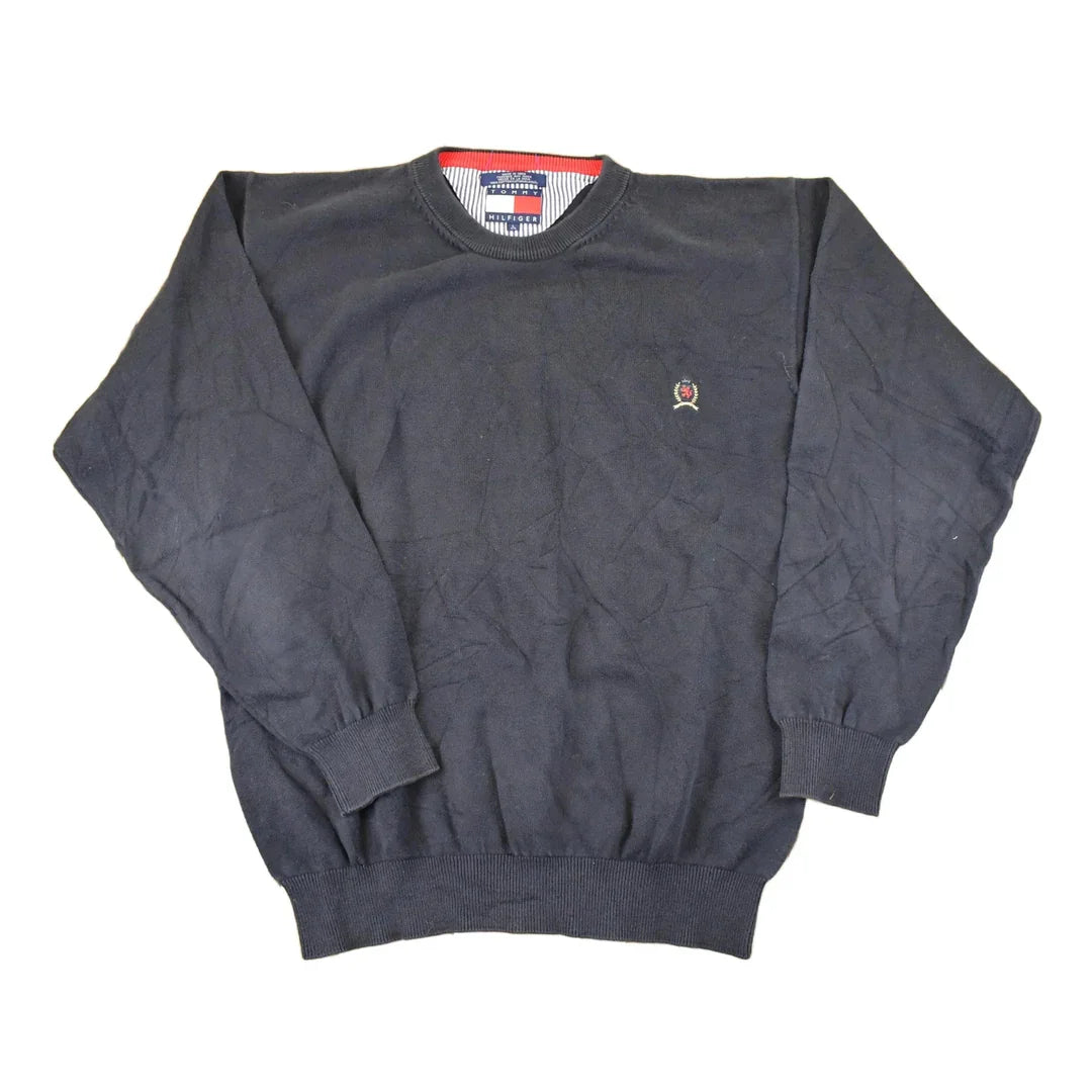 Vintage 1990s Tommy Hilfiger Knit Crewneck Sweater Men's L from propervintagecanada