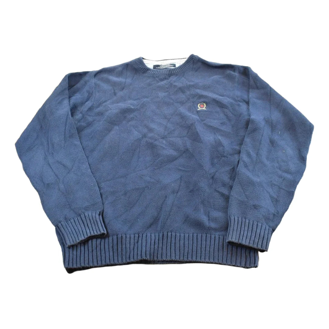 Vintage 1990s Tommy Hilfiger Knit Crewneck Sweater Men's M from propervintagecanada