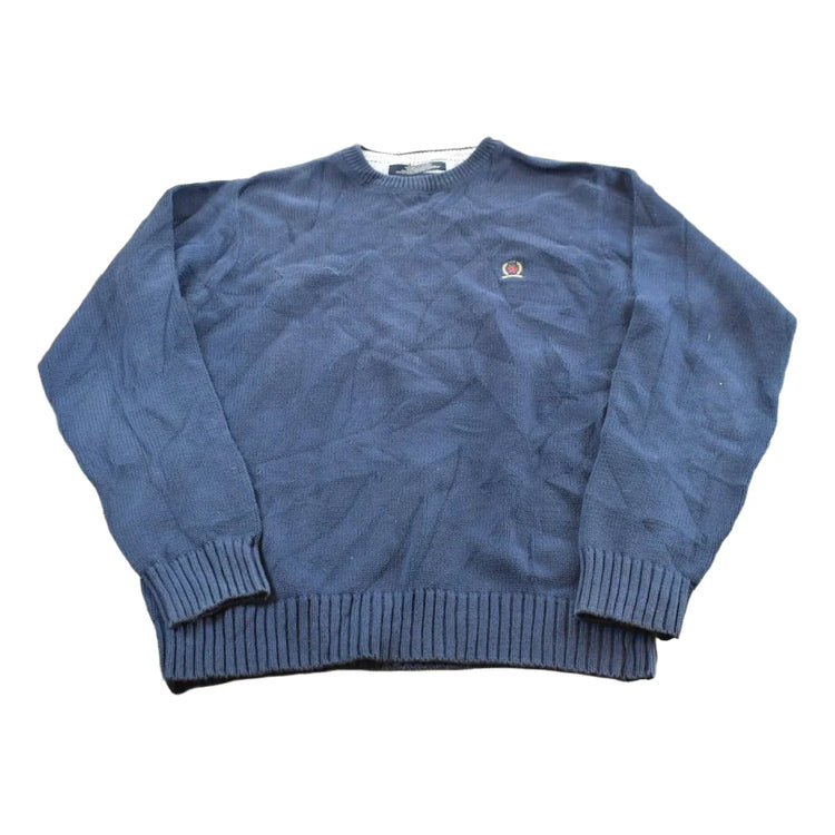 Vintage 1990s Tommy Hilfiger Knit Crewneck Sweater Men's M from propervintagecanada