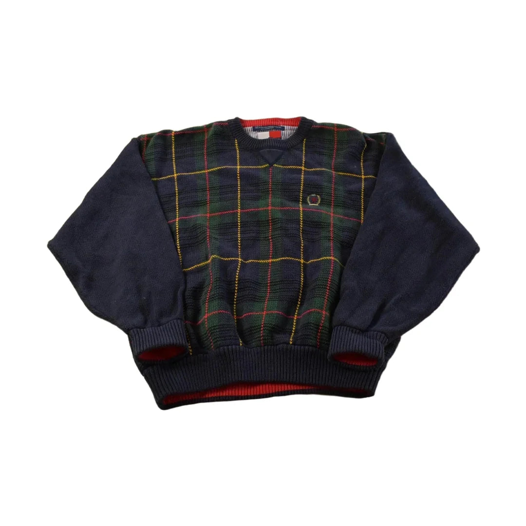 Vintage 1990s Tommy Hilfiger Knit Crewneck Sweater Men's M from propervintagecanada