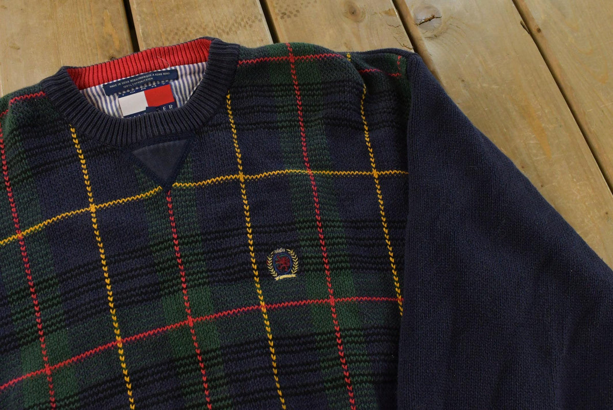 Vintage 1990s Tommy Hilfiger Knit Crewneck Sweater Men's M from propervintagecanada