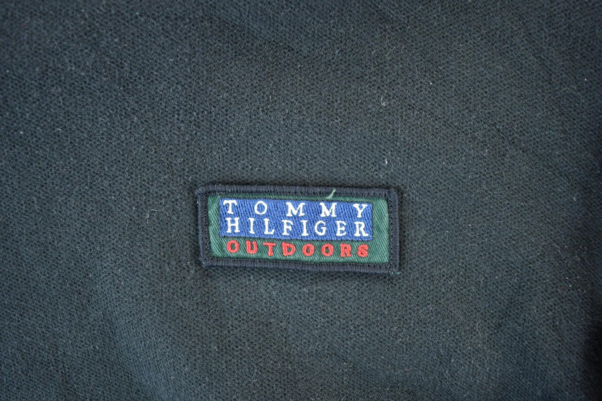 Vintage 1990s Tommy Hilfiger Outdoor Souvenir Crewneck Sweatshirt Men's Large from propervintagecanada