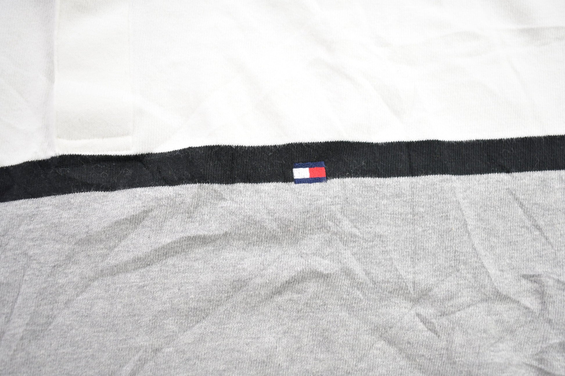 Vintage 1990s Tommy Hilfiger Quarter Button Up Shirt Men's XL from propervintagecanada