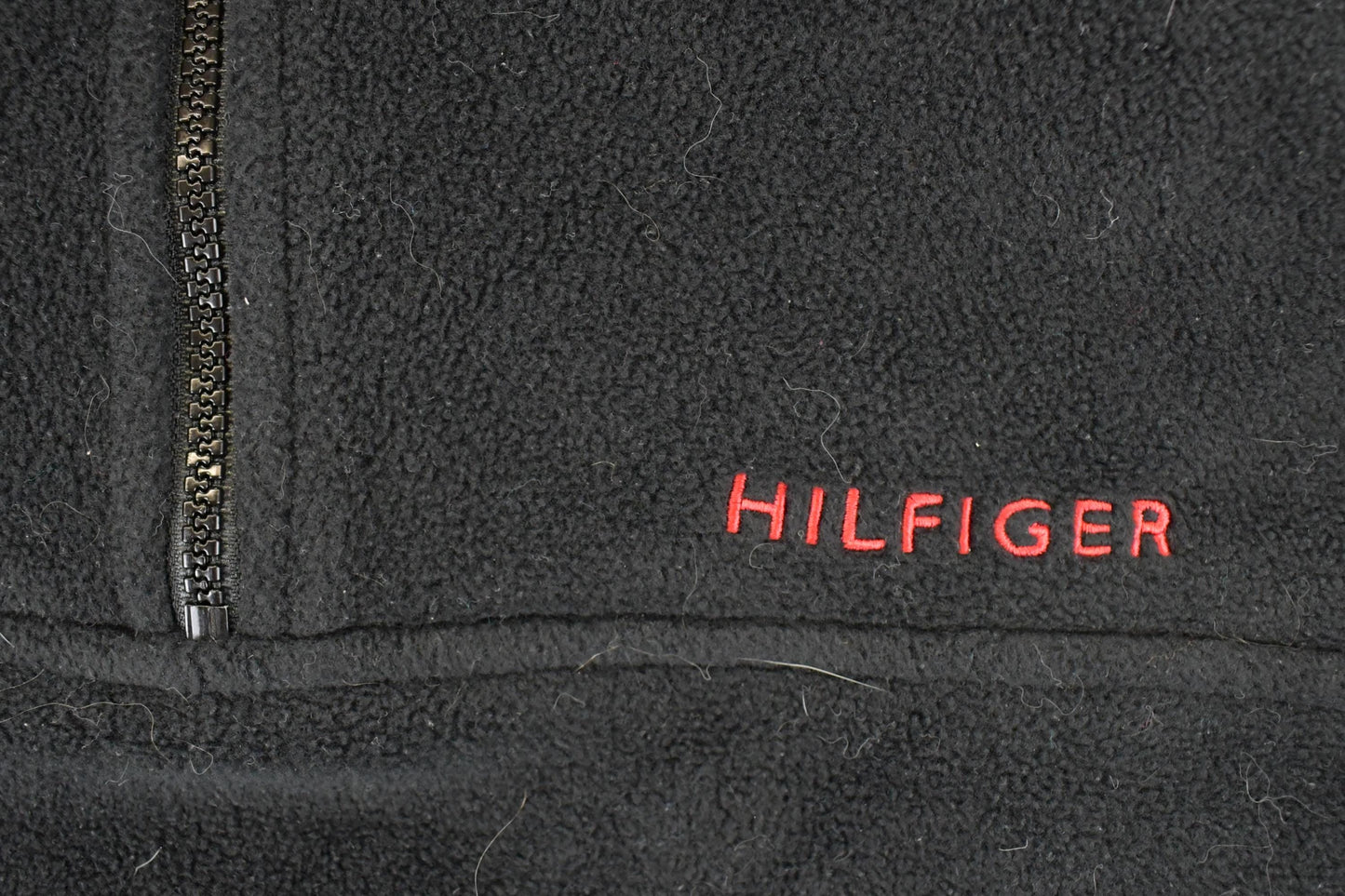 Vintage 1990s Tommy Hilfiger Quarter Zip Fleece Outdoorsman Sweater Men's L from propervintagecanada