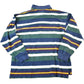Vintage 1990s Tommy Hilfiger Striped Rugby Style Button Up Long Sleeve Shirt from propervintagecanada