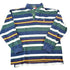 Vintage 1990s Tommy Hilfiger Striped Rugby Style Button Up Long Sleeve Shirt from propervintagecanada