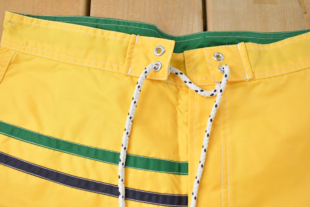 Vintage 1990s Tommy Hilfiger Trunks Swimming Shorts Men's M from propervintagecanada