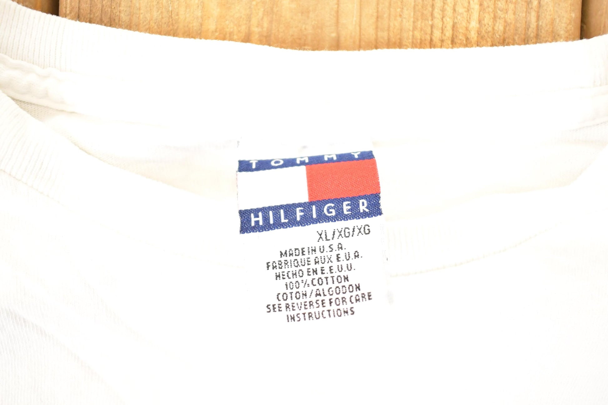 Vintage 1990s Tommy Hilfiger Water Sports Souvenir Travel T-Shirt Men's M from propervintagecanada