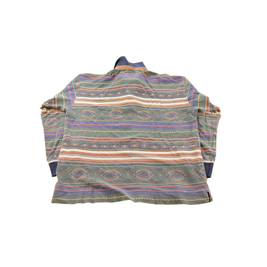 Vintage 1990s Tommy Hilfiger Western Rugby Button Up Long Sleeve Shirt Men's Large from propervintagecanada