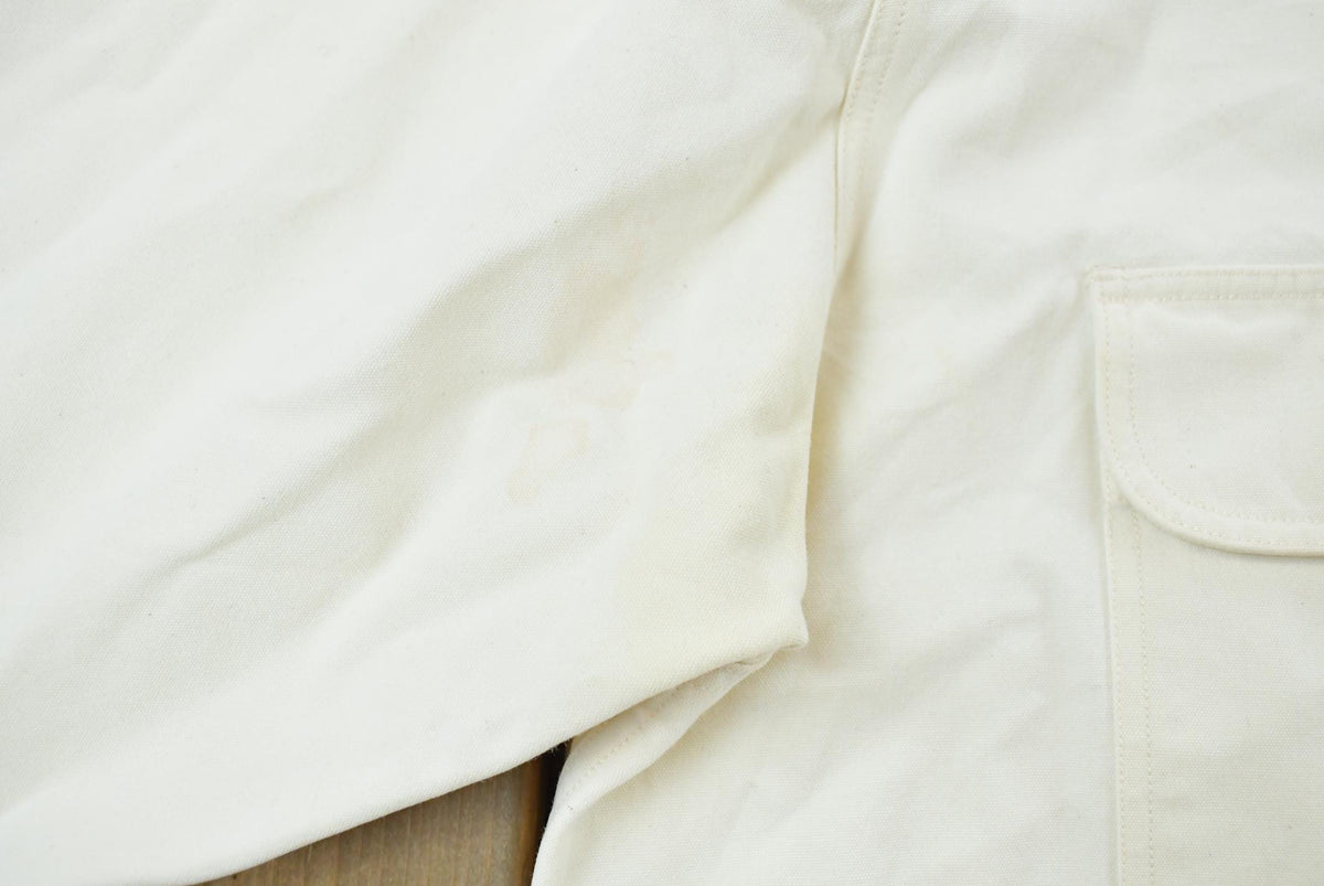 Vintage 1990s Tommy Hilfiger White Heavyweight Shacket Overshirt Button Up Shirt Men's XL from propervintagecanada