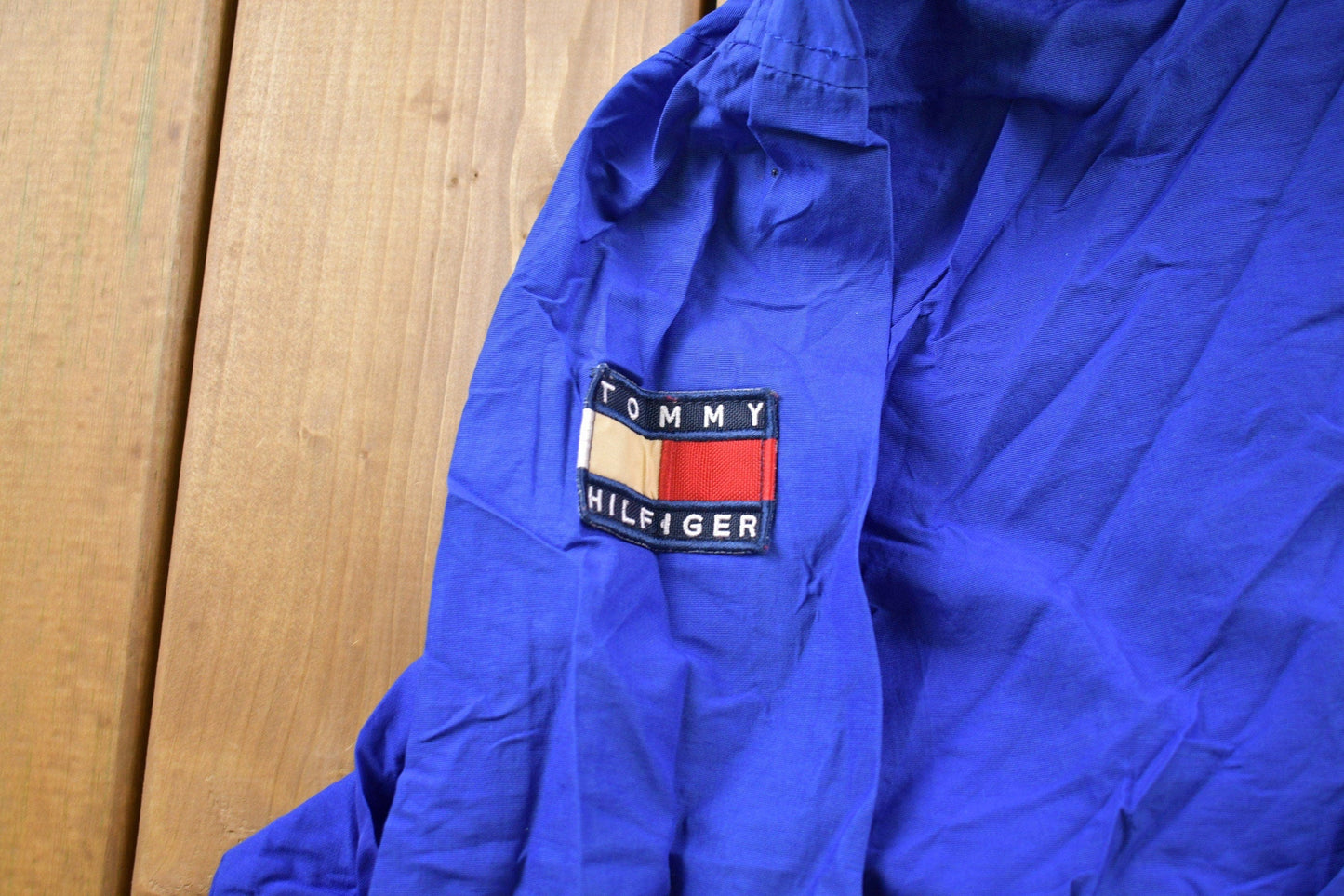Vintage 1990s Tommy Hilfiger Windbreaker Jacket Men's XL from propervintagecanada