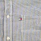 Vintage 1990s Tommy Jeans Checkered Short Sleeve Button Up Shirt Men's Large from propervintagecanada