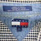 Vintage 1990s Tommy Jeans Checkered Short Sleeve Button Up Shirt Men's Large from propervintagecanada