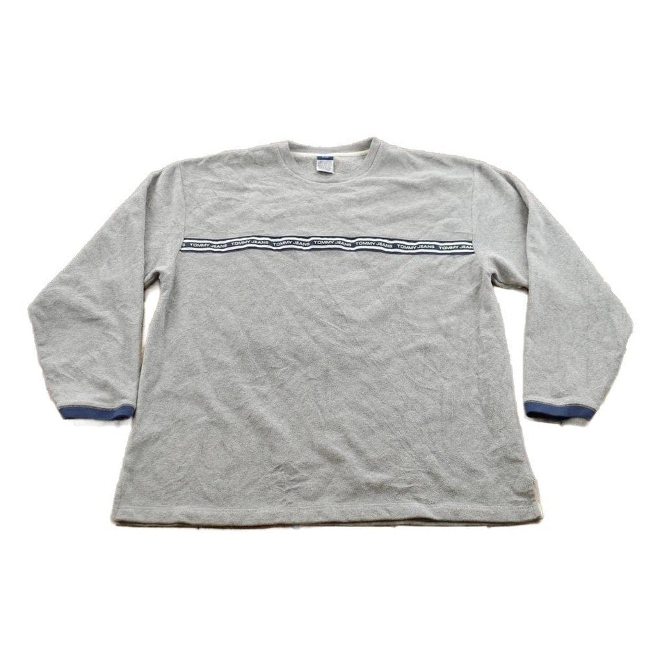 Vintage 1990s Tommy Jeans Fleece Sweater Men's XL from propervintagecanada