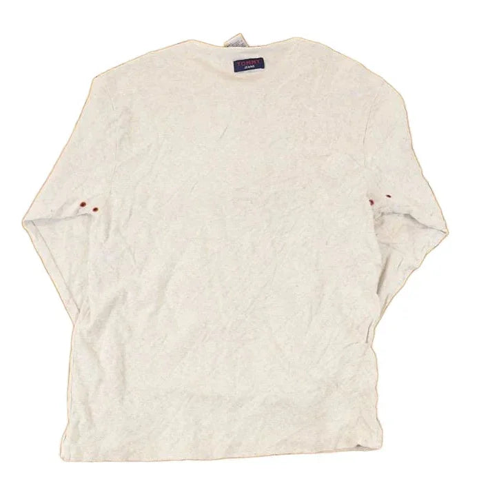 Vintage 1990s Tommy Jeans Loop Embroidered Text Logo Crewneck Sweatshirt Men's M from propervintagecanada