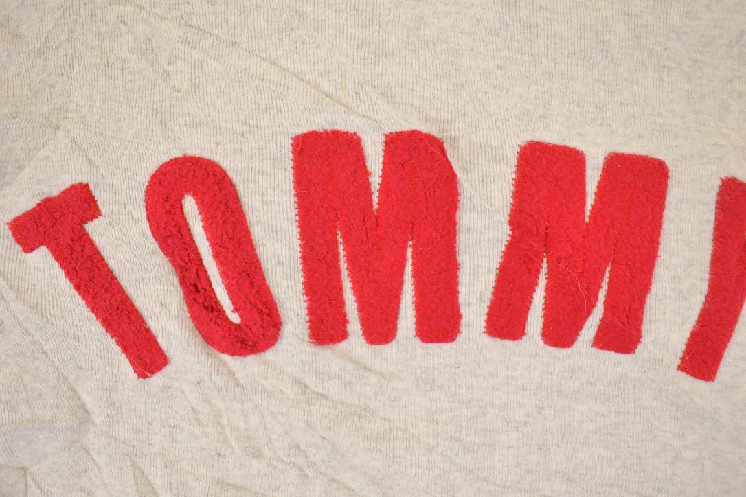 Vintage 1990s Tommy Jeans Loop Embroidered Text Logo Crewneck Sweatshirt Men's M from propervintagecanada
