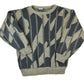 Vintage 1990s Tons O Fun Knit Abstract Pattern Crewneck Sweater Made In USA Men's Medium from propervintagecanada