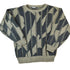 Vintage 1990s Tons O Fun Knit Abstract Pattern Crewneck Sweater Made In USA Men&
