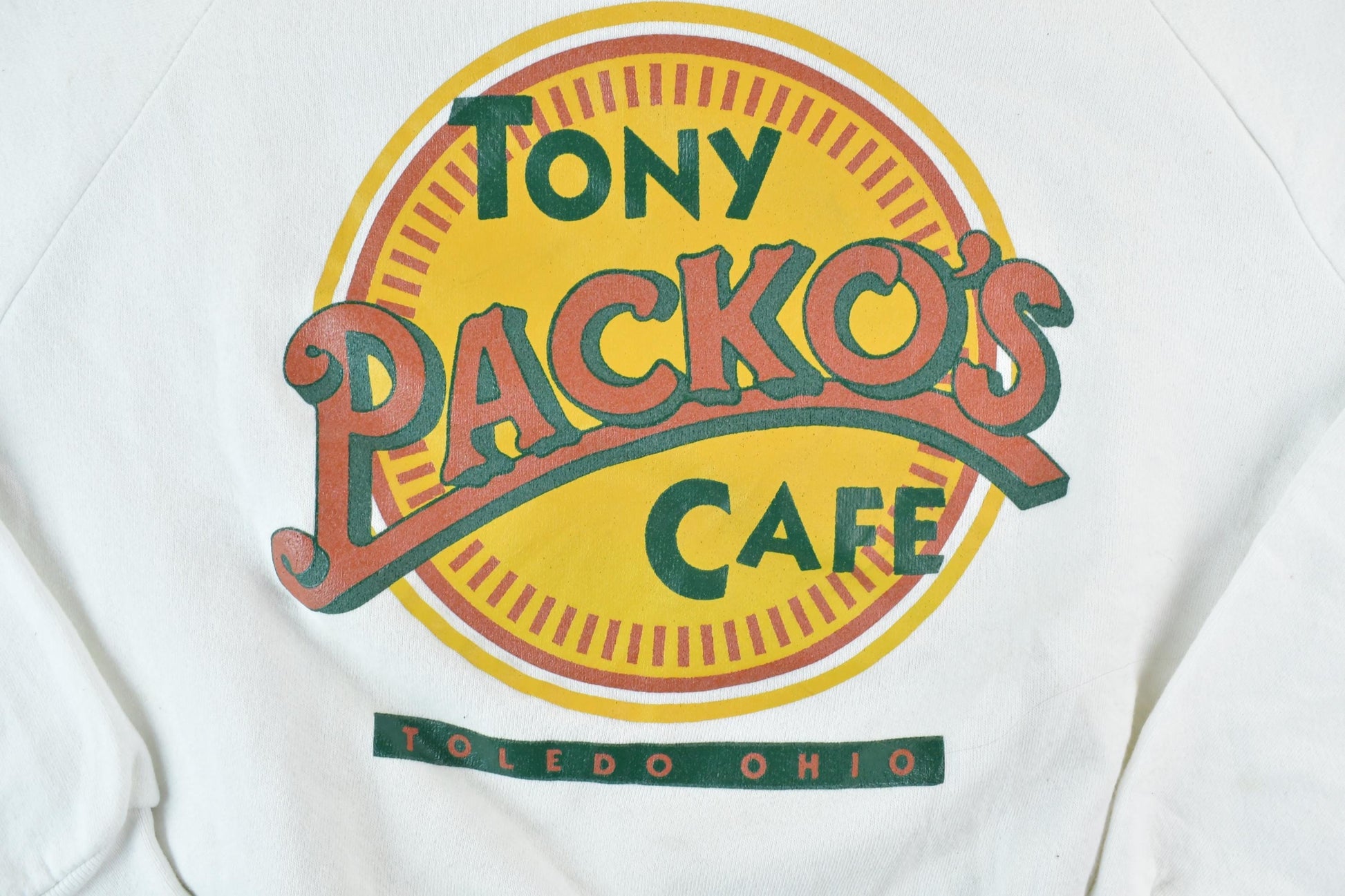Vintage 1990s Tony Packo's Cafe Souvenir Crewneck Sweatshirt Men's XL from propervintagecanada