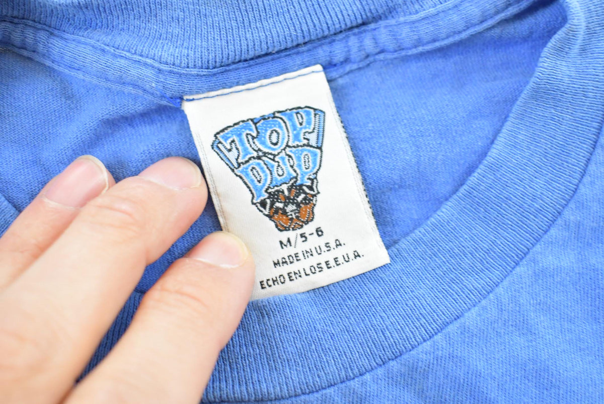 Vintage 1990s Top Pup Tiny But Tuff Rotweiler Graphic T Shirt Youth 6 from propervintagecanada