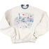 Vintage 1990s Top Stitch Embroidered Cardinal Winter Theme Double Collar Crewneck Sweatshirt Women&
