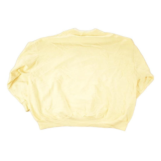 Vintage 1990s Top Stitch Embroidered Floral Double Collar Crewneck Sweatshirt Women's XL from propervintagecanada