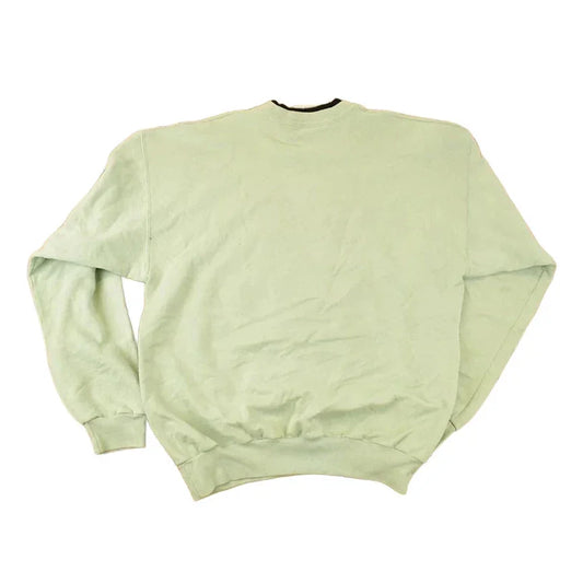 Vintage 1990s Top Stitch Embroidered Hearts Double Collar Sweatshirt Women's L from propervintagecanada