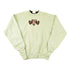 Vintage 1990s Top Stitch Embroidered Hearts Double Collar Sweatshirt Women&