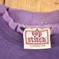 Vintage 1990s Top Stitch Flower Heart Double Collar Crewneck Sweatshirt Women's L from propervintagecanada