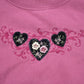 Vintage 1990s Top Stitch Heart Theme Crewneck Sweater Men's Large from propervintagecanada