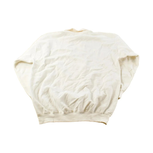 Vintage 1990s Top Stitch Morning Sun Horses Embroidered Collared Sweatshirt Men's L from propervintagecanada