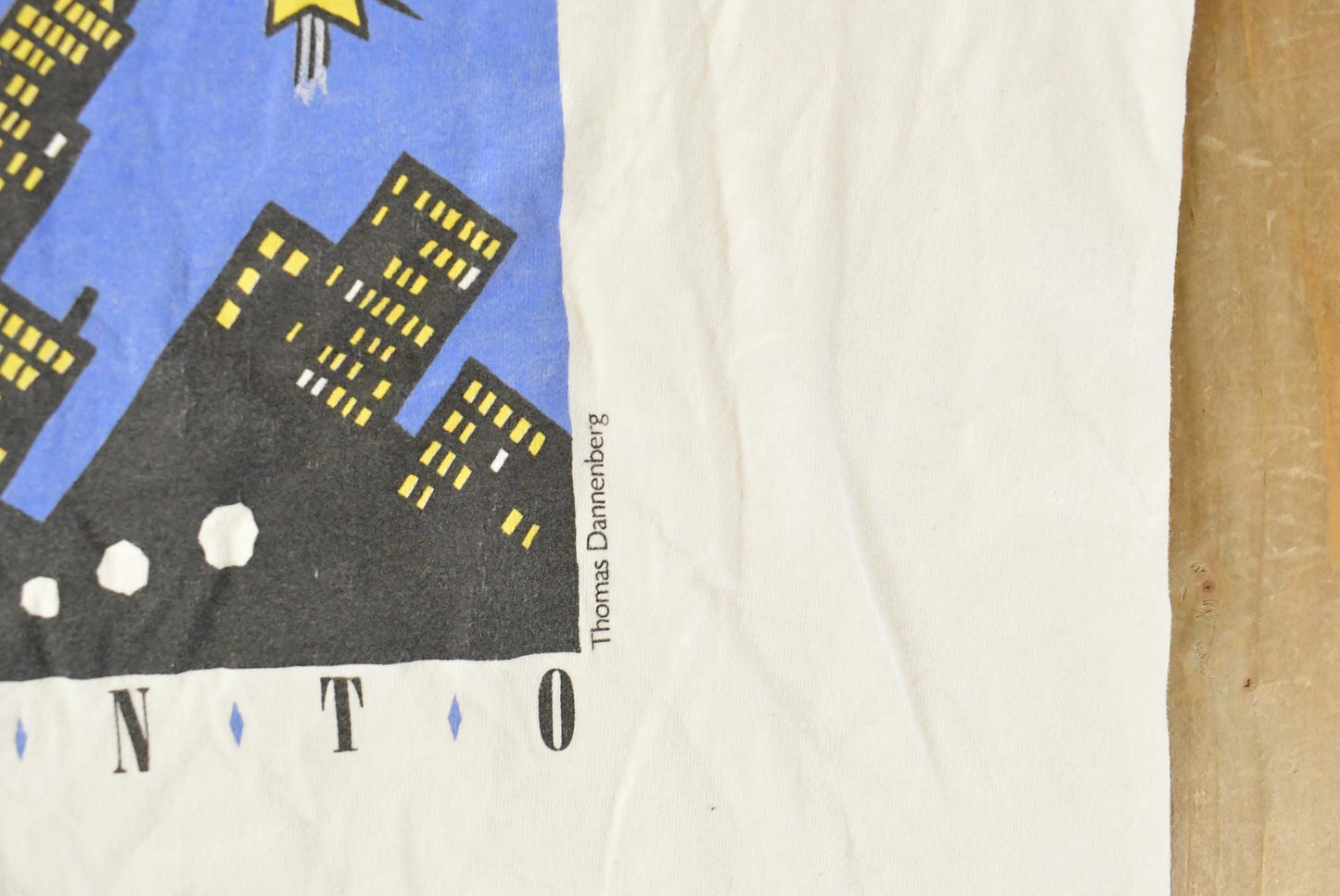 Vintage 1990s Toronto Animation Graphic T-Shirt Men's Large from propervintagecanada