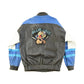 Vintage 1990s Toronto Blue Jays Looney Tunes Leather Jacket Men's Large from propervintagecanada