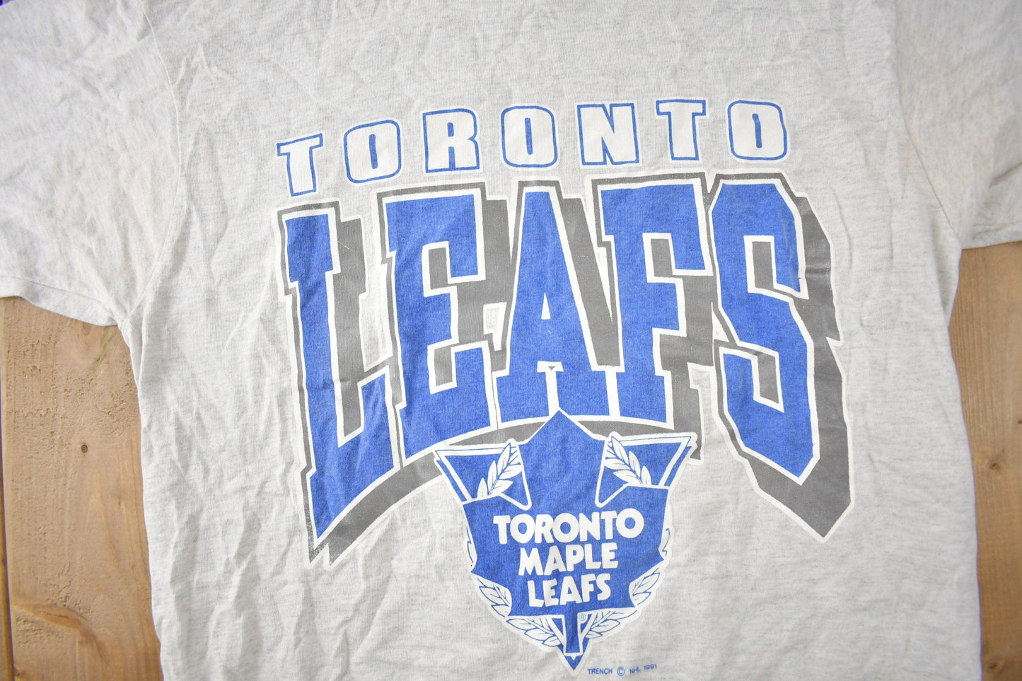 Vintage 1990s Toronto Leafs NHL Hockey Graphic T-Shirt Men's Large from propervintagecanada